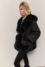 Doudoune fourrure synthétique