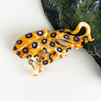 Pince à cheveux poulpe aux anneaux bleus