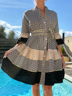 Robe Brocard mi-longue