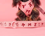 Velvet Blush Bows: Dog Leash