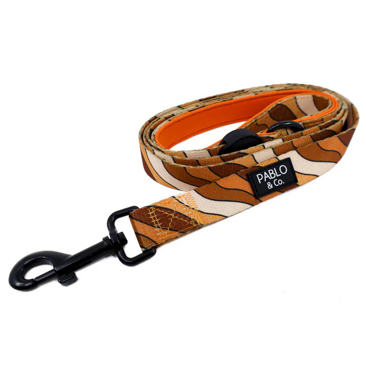 Espresso Swirls: Dog Leash