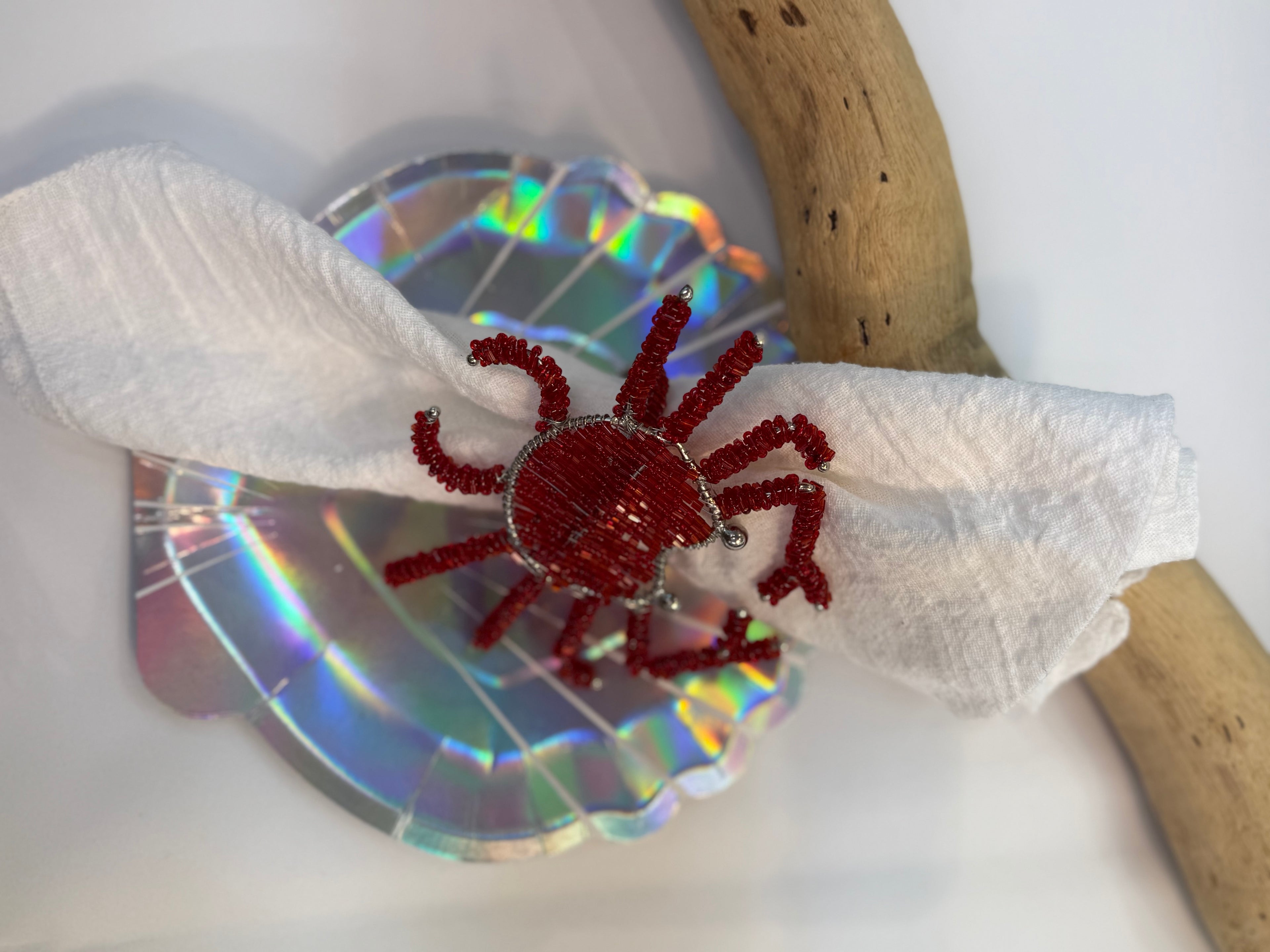 Rond de serviette Crabe