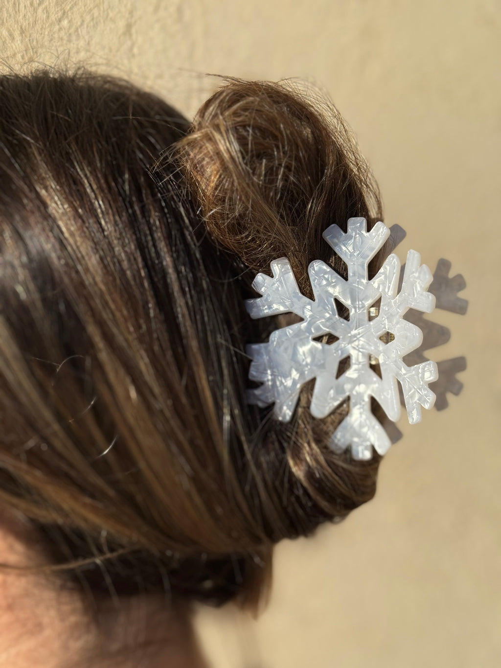 Pince à cheveux Flocon de neige