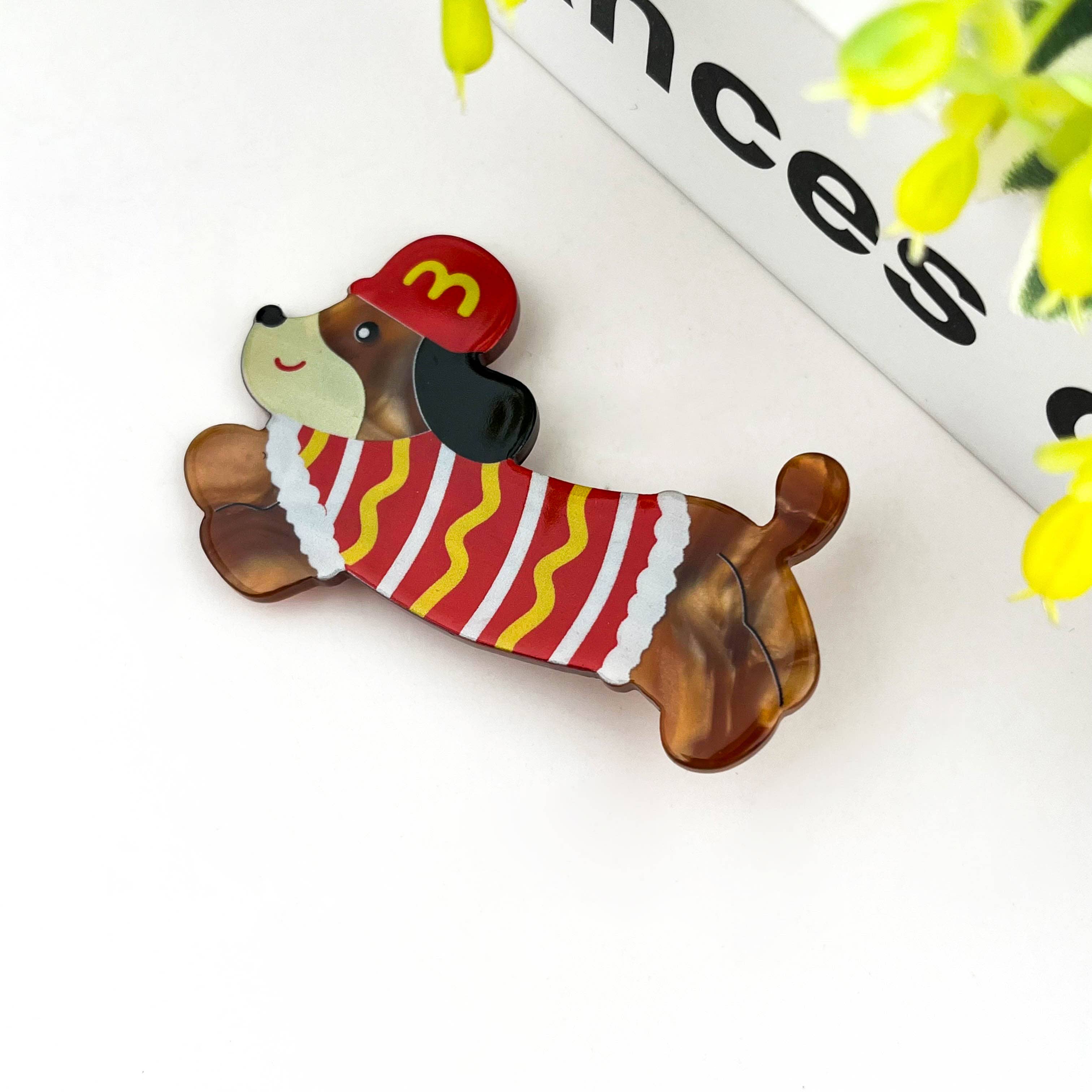 Barrette à cheveux chiot