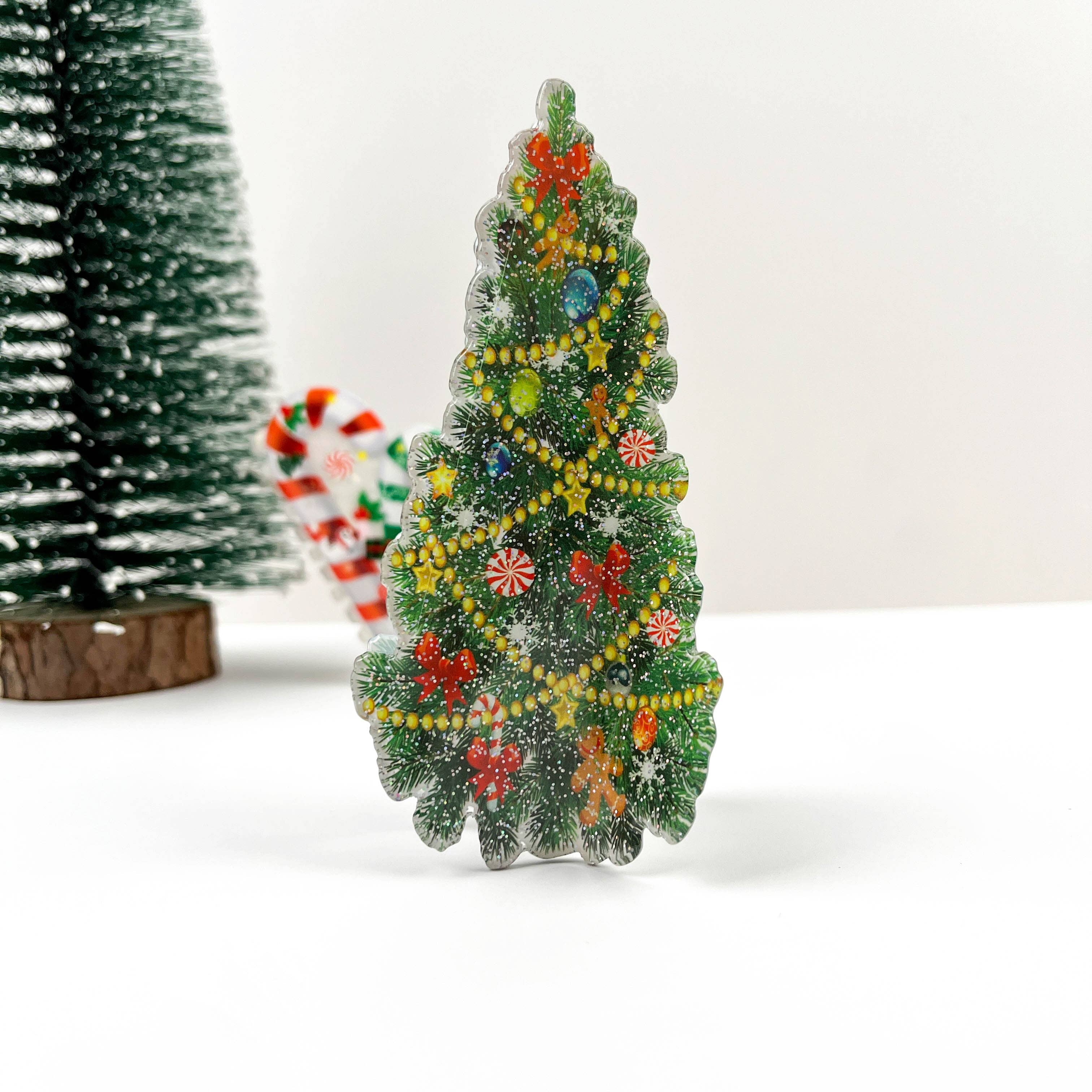 Pince à cheveux Arbre de Noël