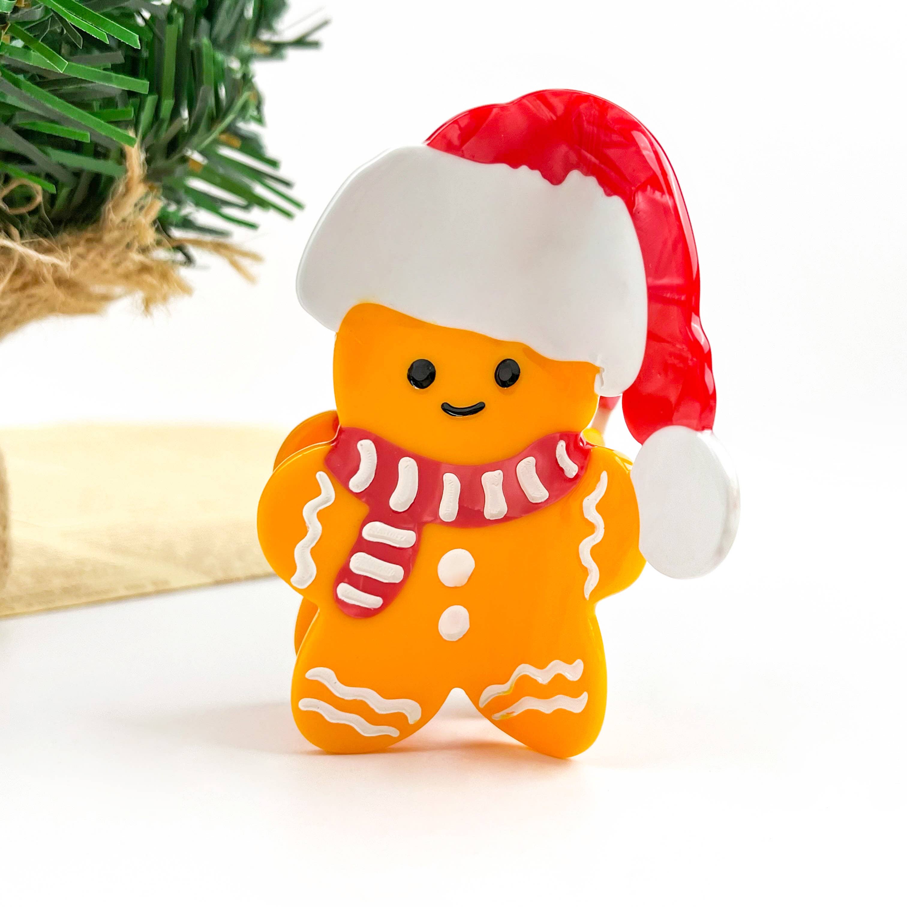 Pinces à cheveux pain d'épice