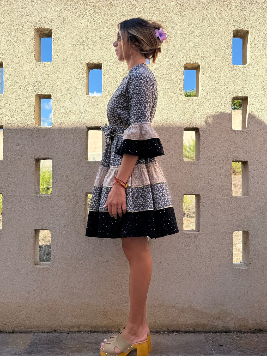 Robe Brocard mi-longue