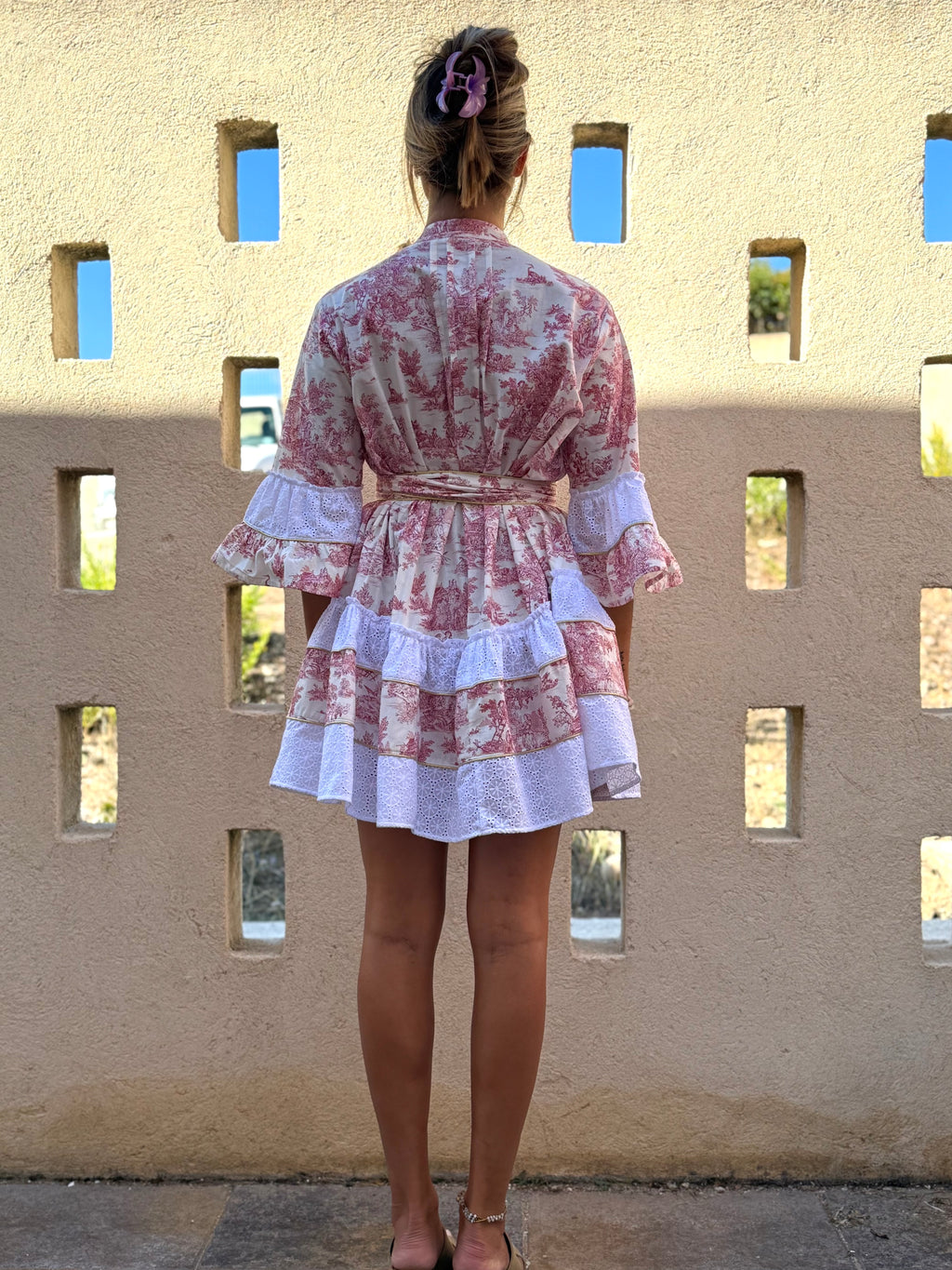 Robe courte TDJ rouge