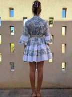 Robe courte TDJ bleue