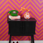 Vase à fleurs - Ruban bis