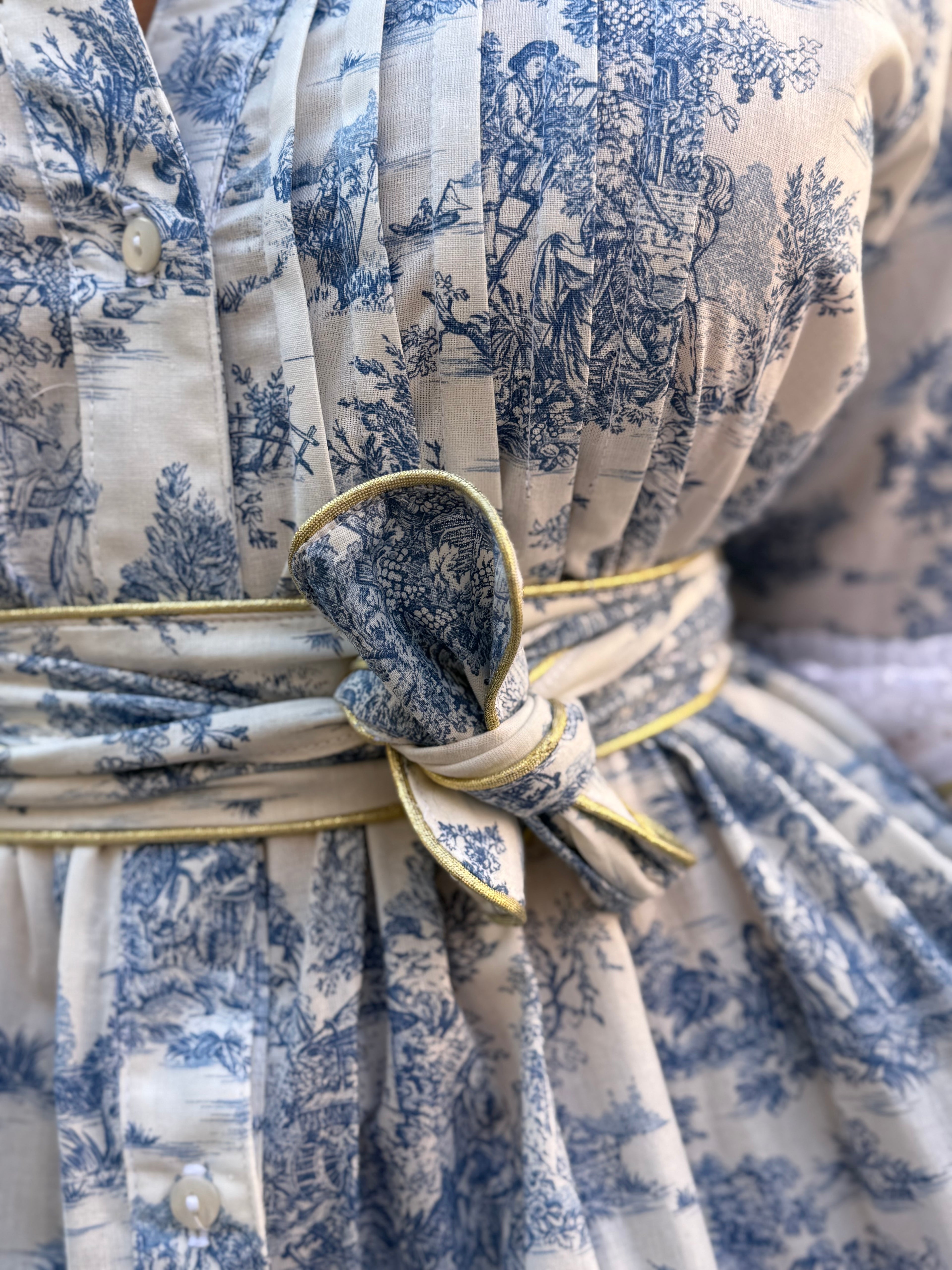 Robe courte TDJ bleue