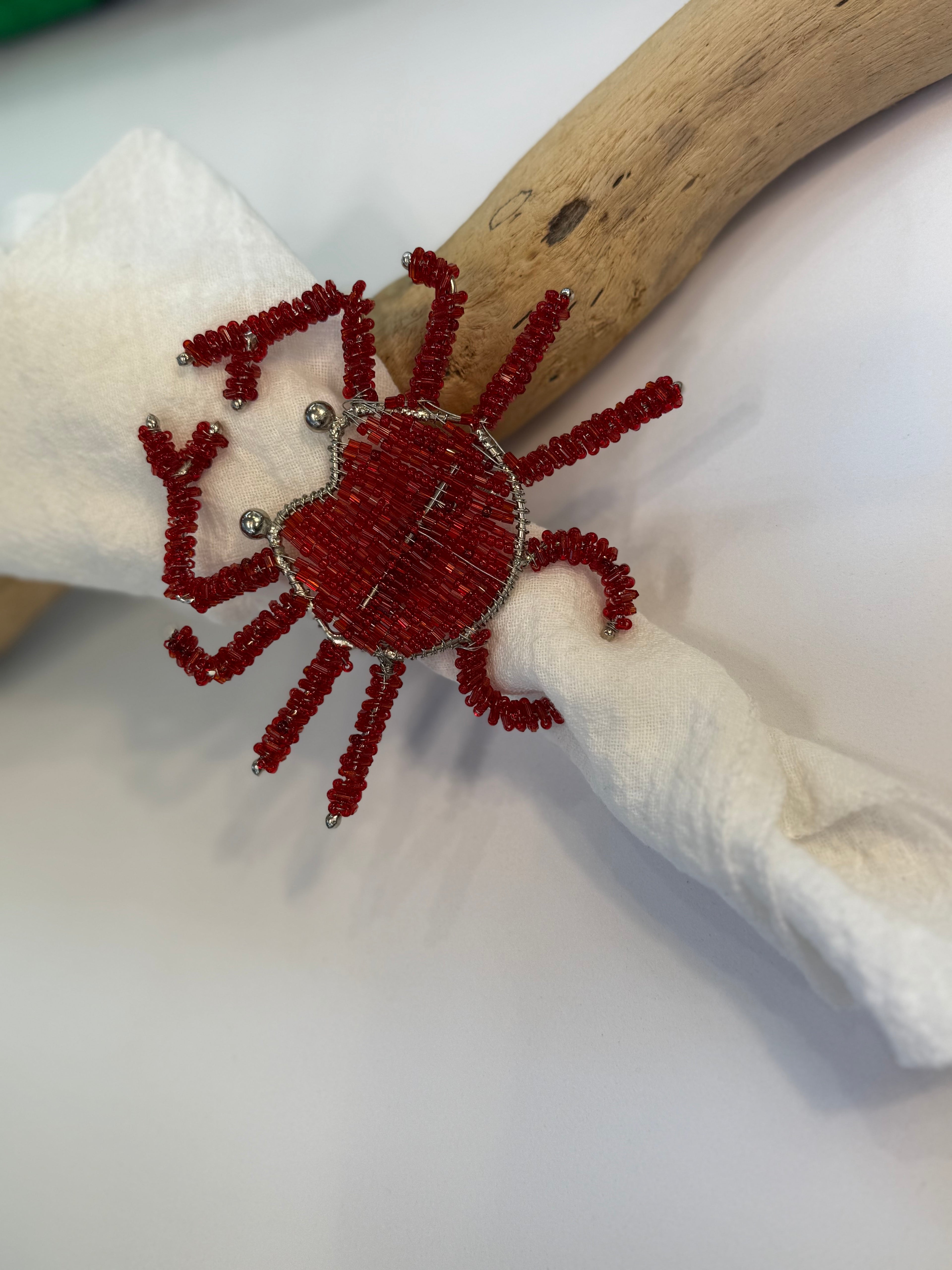 Rond de serviette Crabe