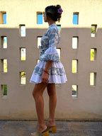 Robe courte TDJ bleue