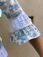 Robe courte TDJ bleue