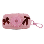 Velvet Blush Bows: Poop Bag Holder