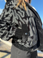 Veste à Col Fourrure – Nocturne Edge