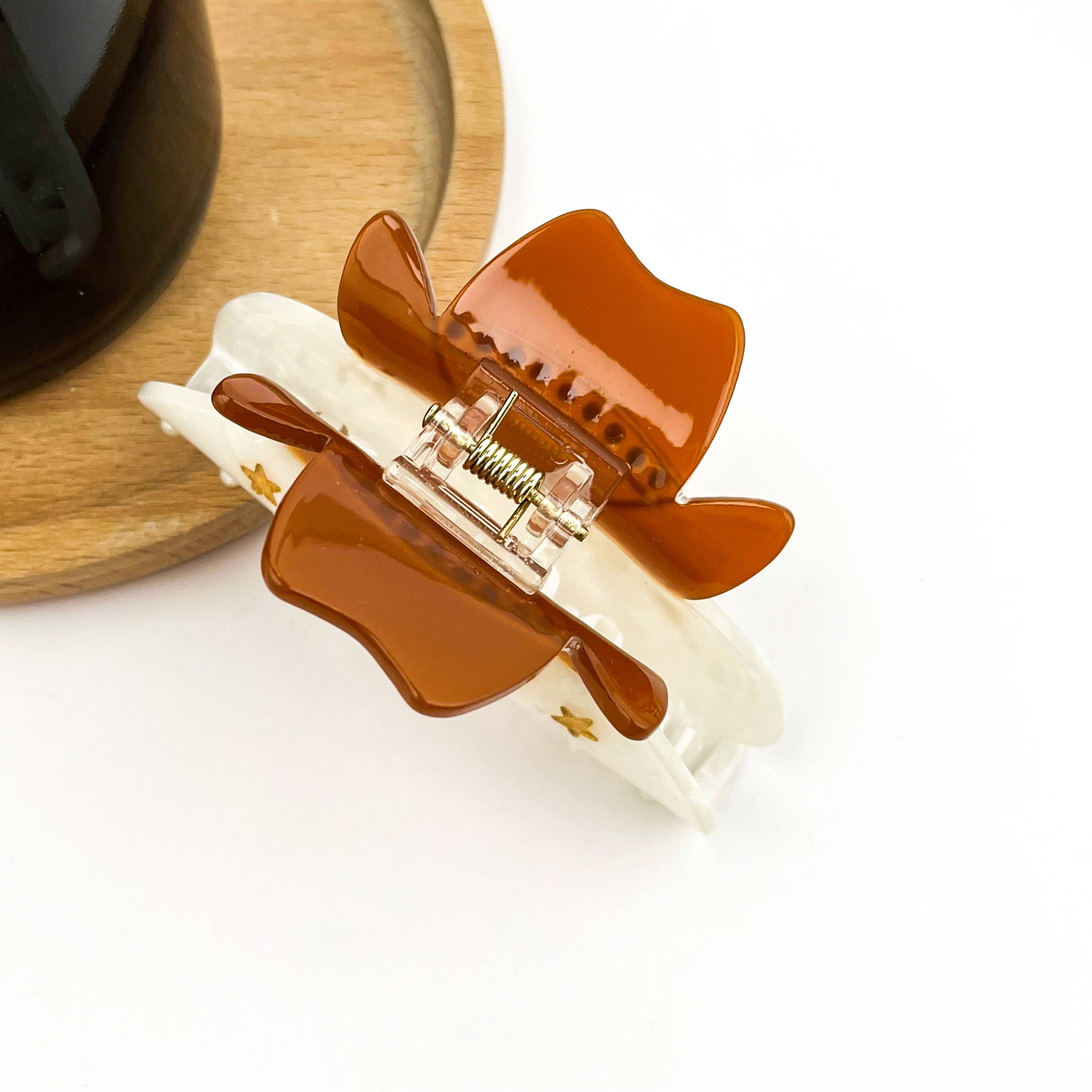 Pince à cheveux Chapeau de cow-boy