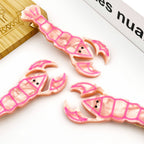 Barette à cheveux Homard rose