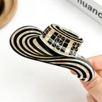 Pince à cheveux chapeau cowboy retro