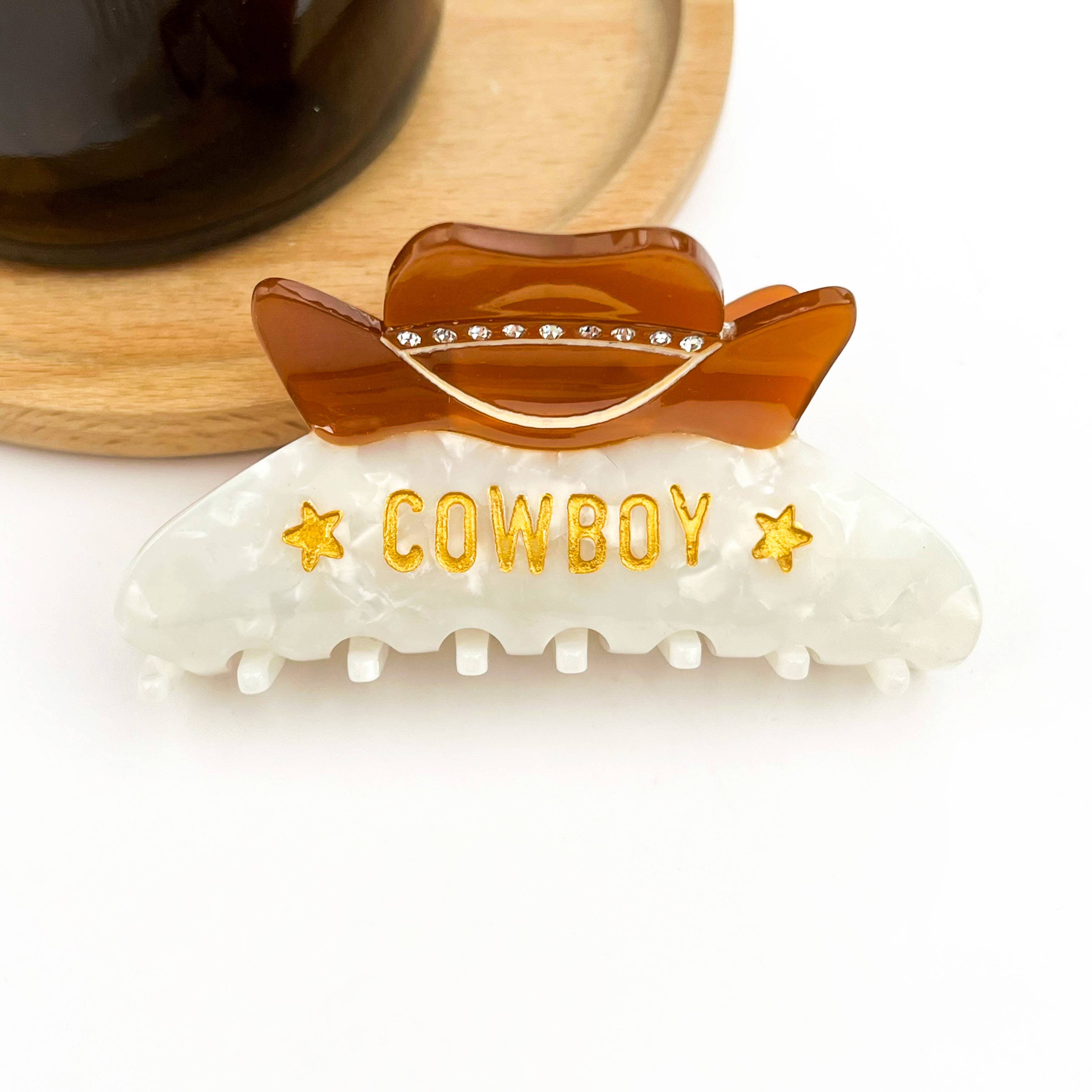 Pince à cheveux Chapeau de cow-boy