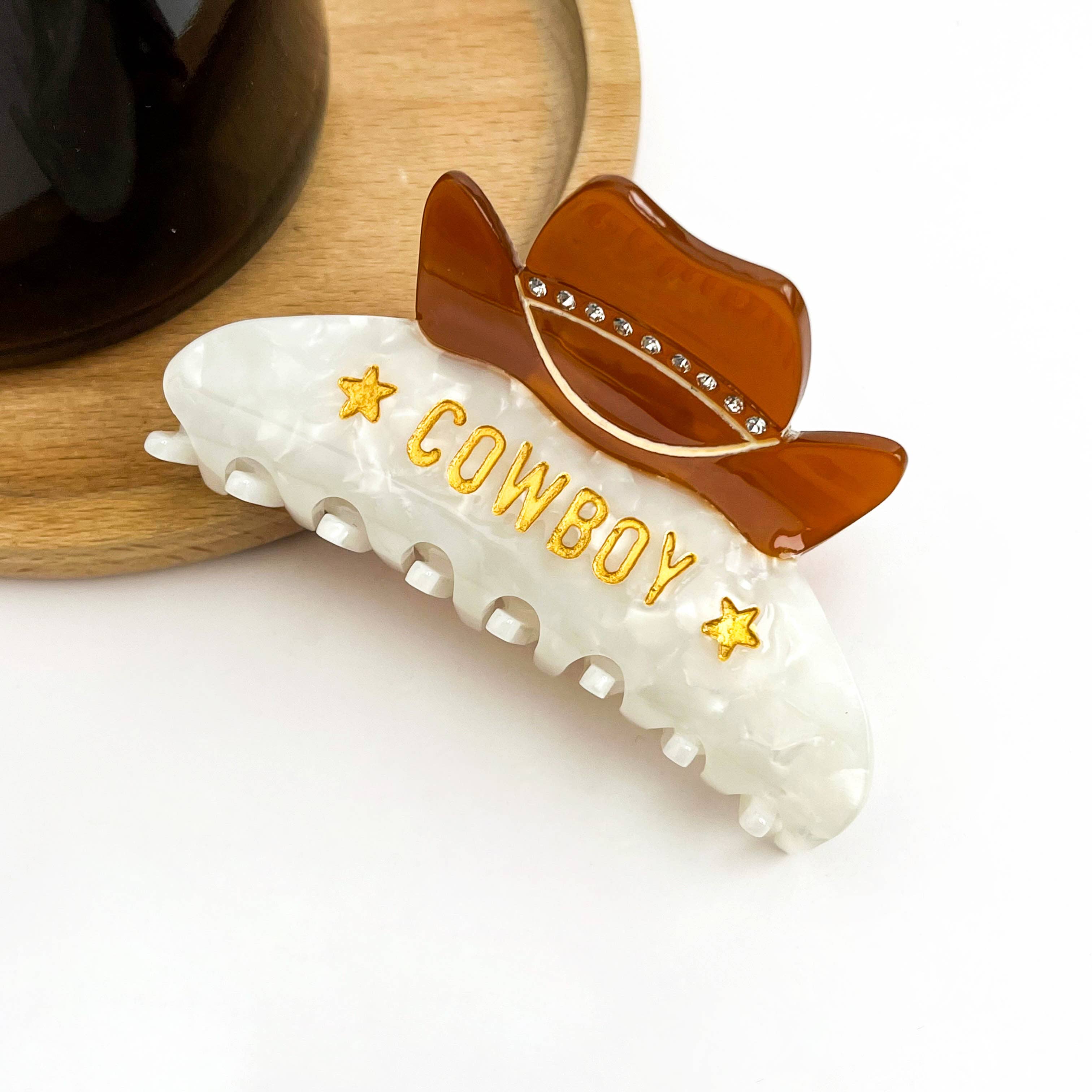 Pince à cheveux Chapeau de cow-boy